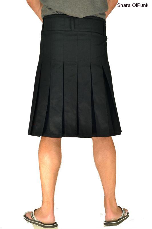 Punk kilt - černá
