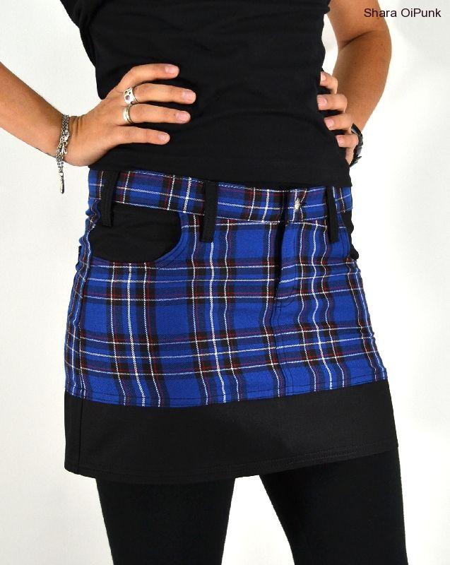 Punk sukně dole s černým lemem SKLAD L