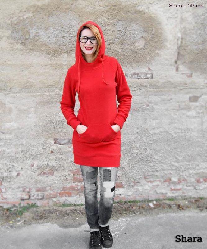 Punk dlouhá mikina - SKLADEM XXL