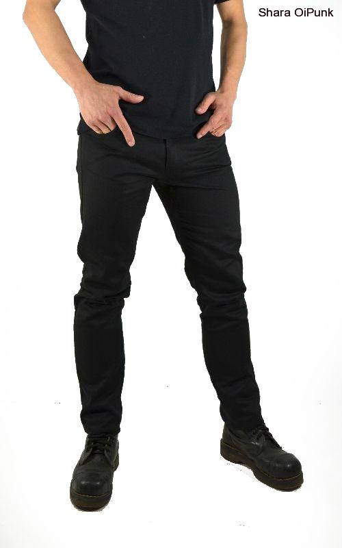 Metal/Punk pánské kalhoty - černé 