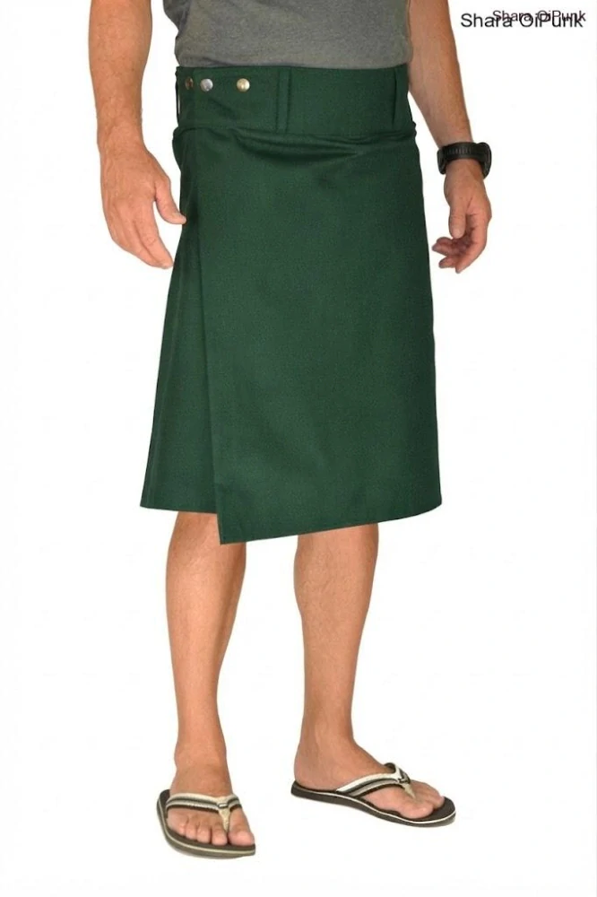 Punk kilt - zelená