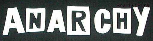 Punk nášivka ANARCHY