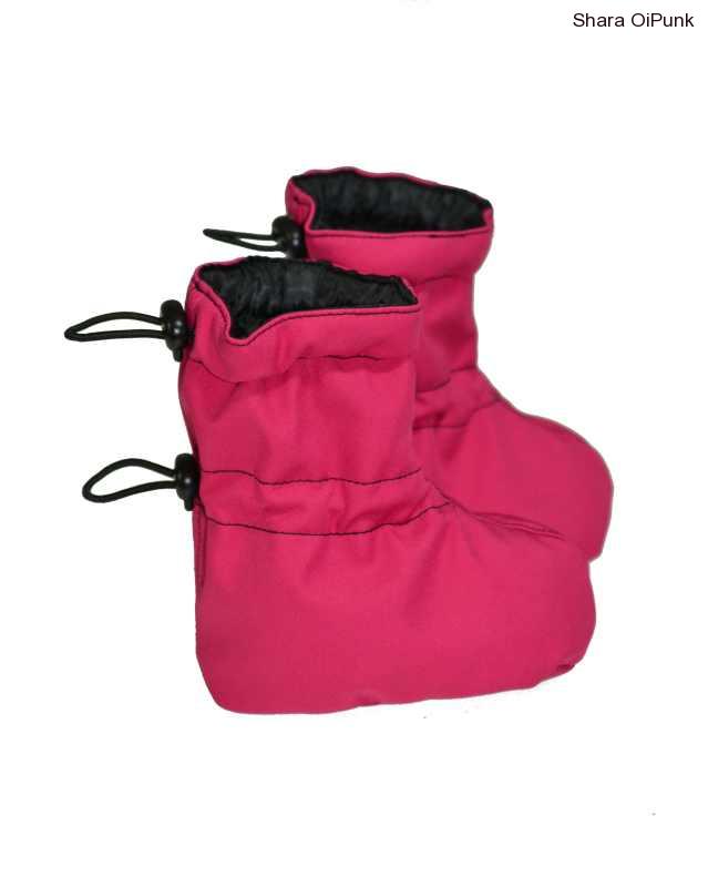 Softshellové zimní capáčky růžové