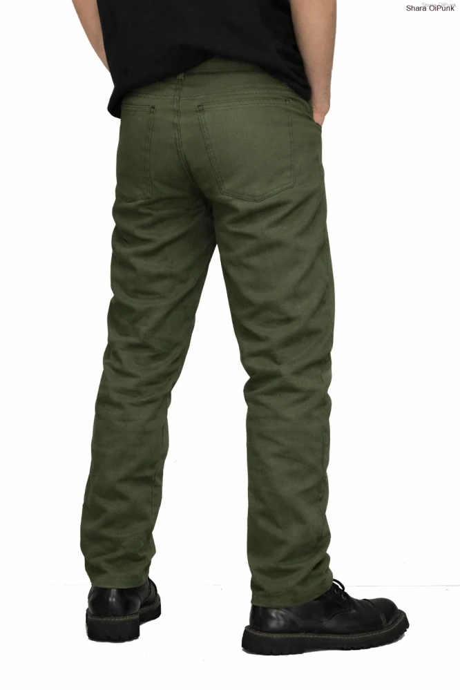 Punk pánské kalhoty - khaki