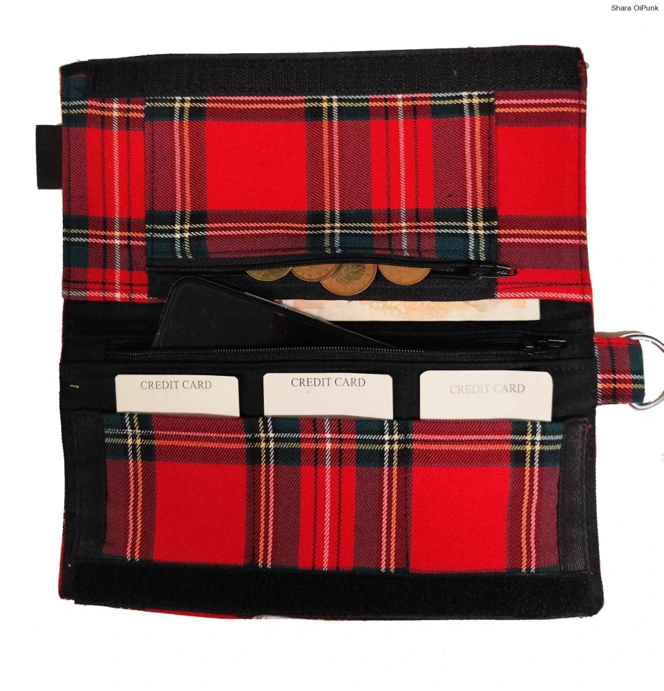 PUNK ledvinka/peněženka/na mobil 24x12 cm