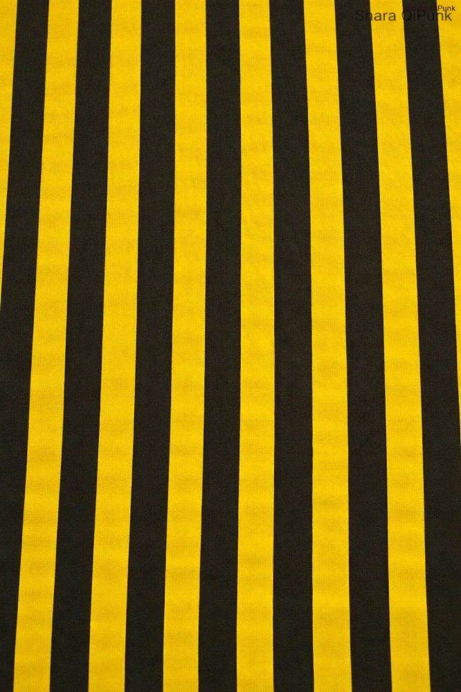 PUNK sukně - žlutý pruh 