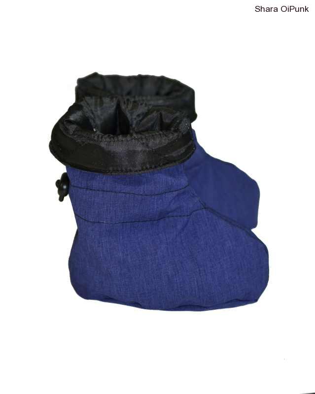 Softshellové zimní capáčky modro fialové