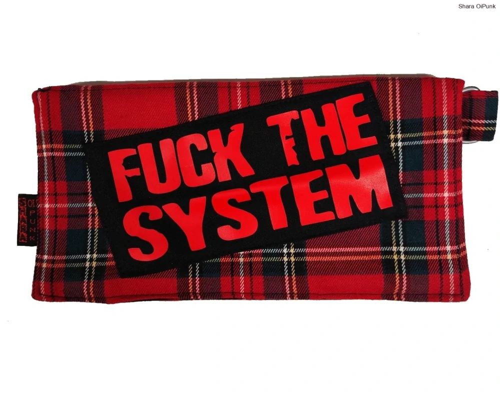 PUNK ledvinka/peněženka/na mobil 24x12 cm