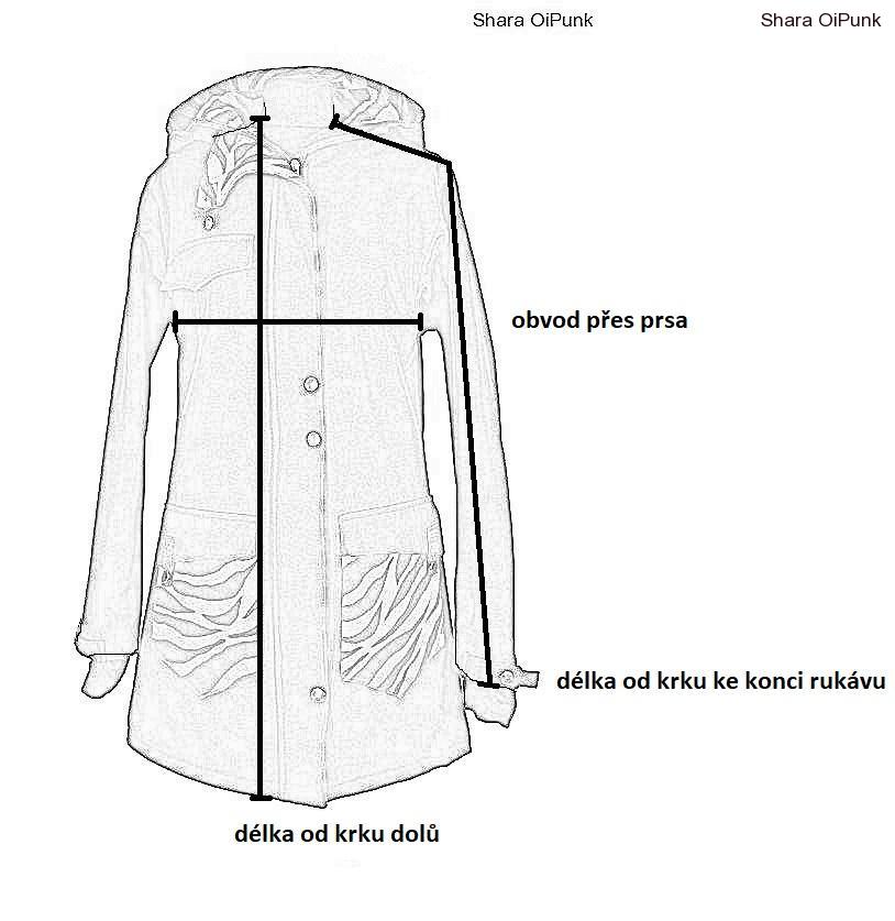 Punk softshellová parka - šedá žíhaná 