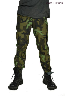 Punk pánské kalhoty maskáč kapsáče RIPSTOP 8 kapes SKLADEM vel.XL