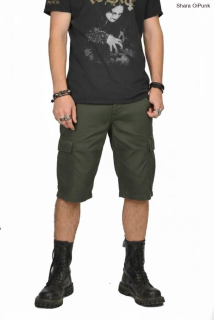 Punk kraťasy kapsáče - khaki