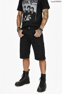 Punk kraťasy kapsáče - černá