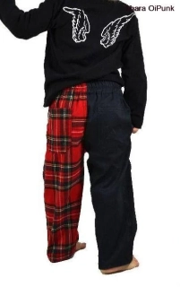 Punk kalhoty do gumy SKLADEM vel.98
