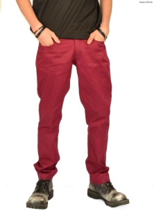 Punk pánské kalhoty - vínová SKLADEM vel.XL