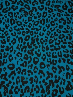 Punk leopard petrolej
